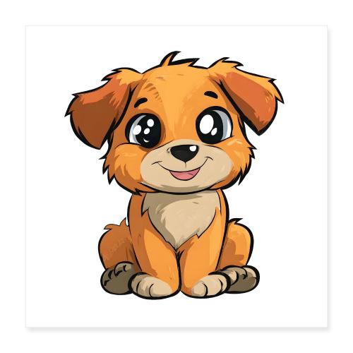 Innocent Puppy Eyes - Poster 16x16