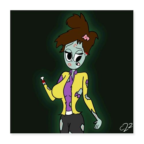 Zombie Dersy Poster - Poster 16x16