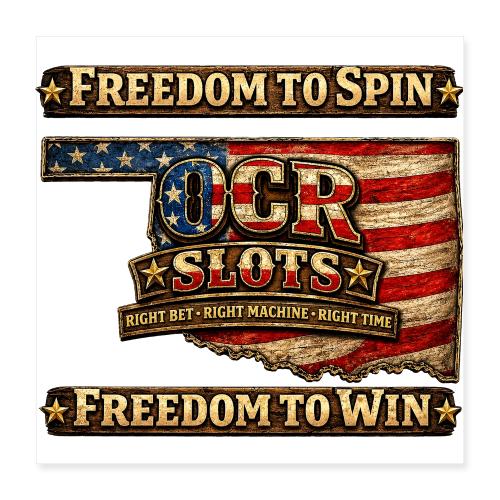 ocr slots americana Oklahoma - Poster 16x16