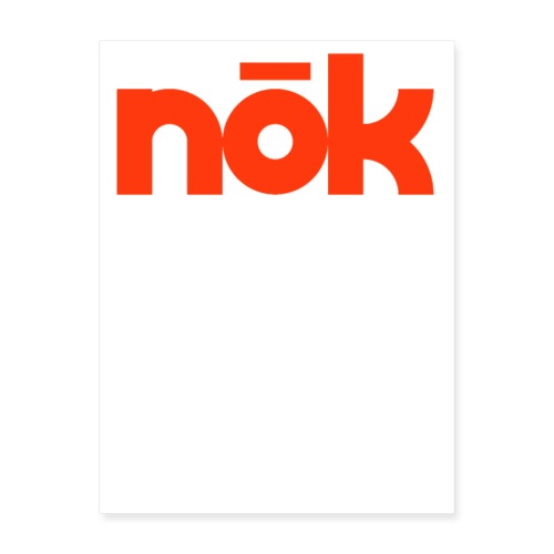 nōk Red - Poster 18x24