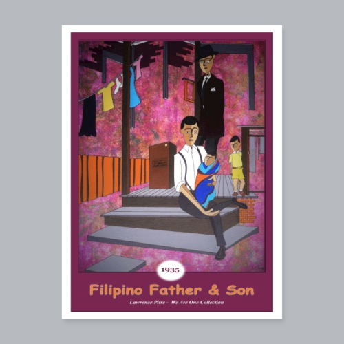 Filipino Father Son - Poster 18x24