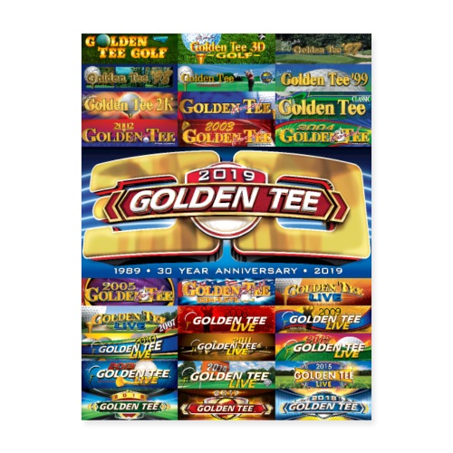 Golden Tee 30th Anniversary Poster - Poster 18x24