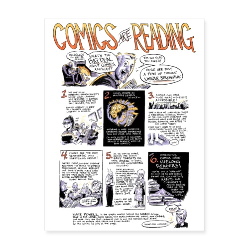 Comics Are Reading - Poster 18x24