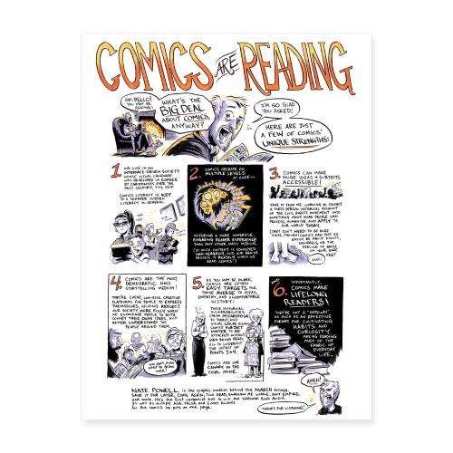Comics Are Reading - Poster 18x24