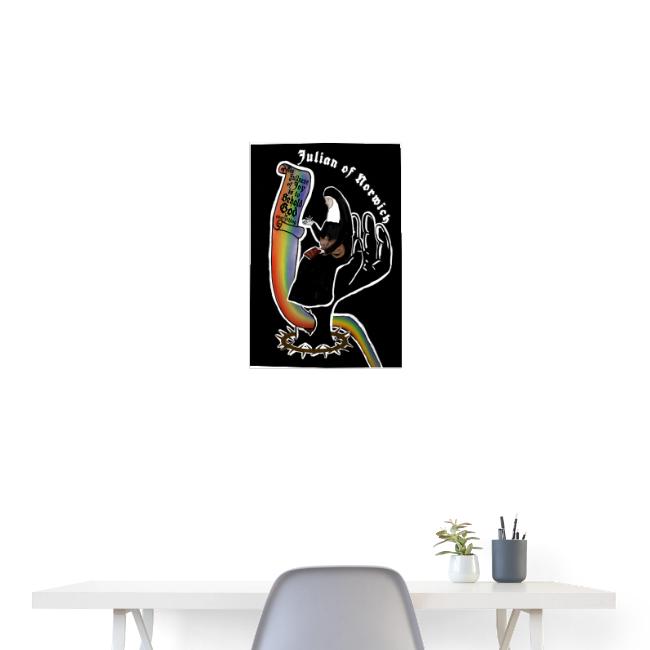 Fullness of Joy black poster
