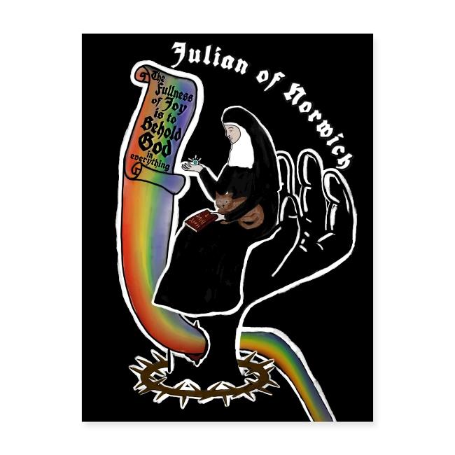 Fullness of Joy black poster
