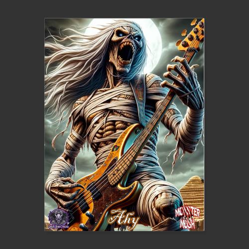Monster Mosh 2024 Tour Ahy Bass Guitar #D-001A - Poster 18x24