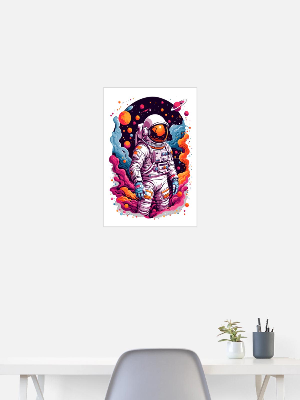 Astronaut Exploration - Poster 18x24 - white - Front
