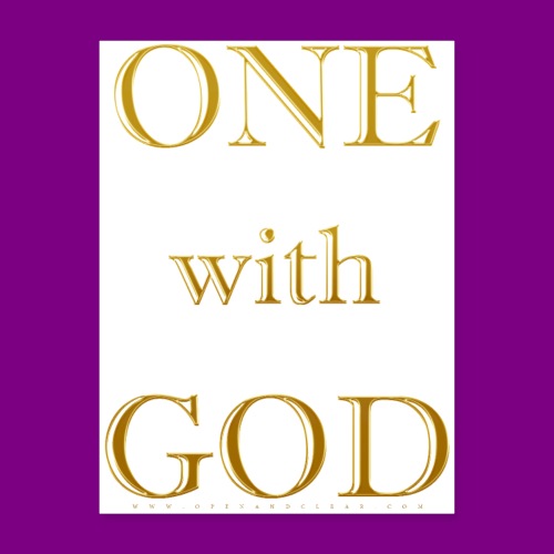 One with God - A Course in Miracles - Down - Poster 18x24