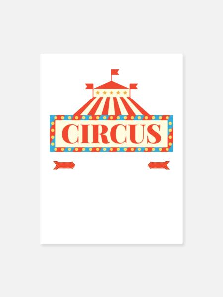 Circus Event Staff - Poster 18x24 - white - Front