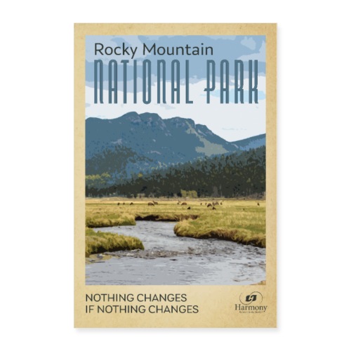 ROCKY MOUNTAIN NATIONAL PARK - Poster 24x36