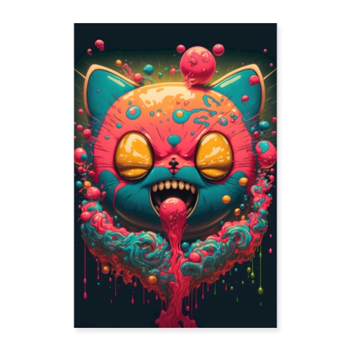 Cats Are Liquid - Good Morning - Poster 24x36