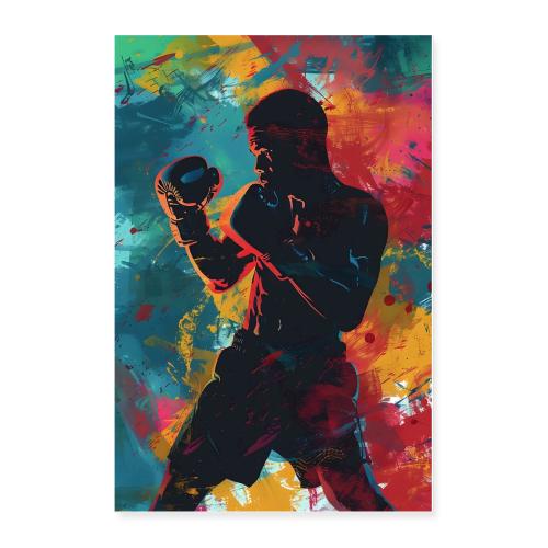 Boxing Warrior poster - Poster 24x36