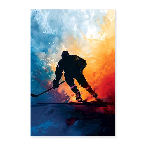 Hockey Charge - Poster 24x36