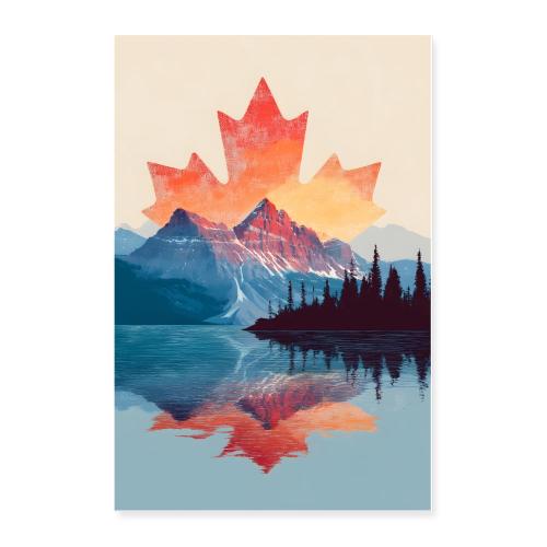 Canada: Reflection of Canada - Poster 24x36