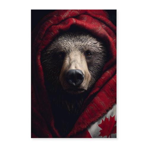 Canada: Draped in the Maple Leaf - Poster 24x36