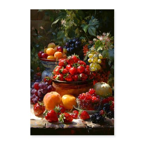 Digital Painting: Fruitful Silence - Poster 24x36
