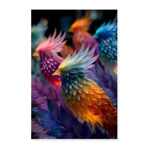 Parrots: Tropical Light - Poster 24x36