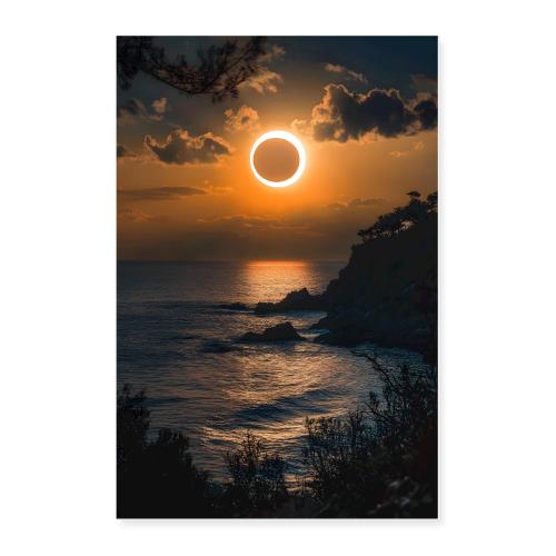 Eclipse Over the Edge - Poster 24x36