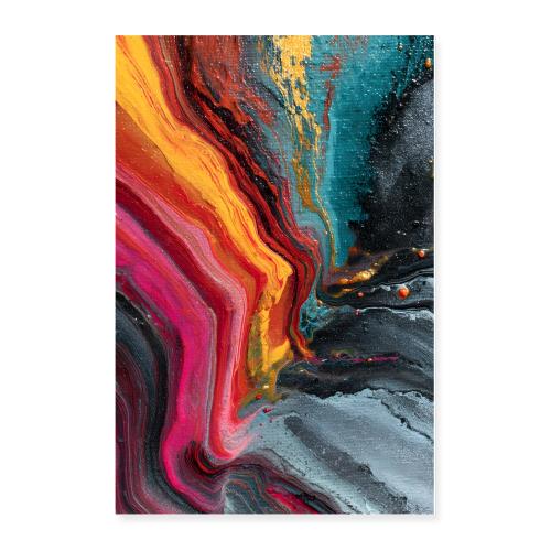 Abstract Art: Color Contours - Poster 24x36