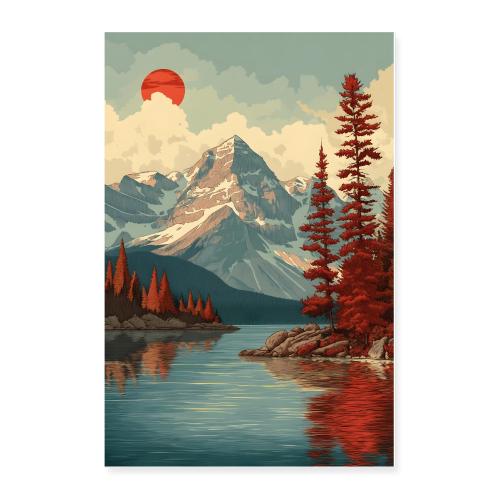 Canada: River of Red Trees - Poster 24x36