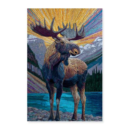 Mosaic Majesty - Poster 24x36