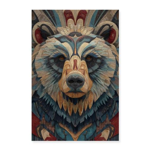 Bear: Mosaic Gaze - Poster 24x36