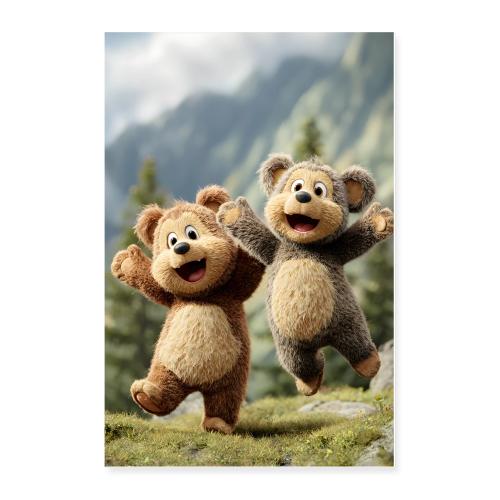 Teddy Bear Friends - Poster 24x36