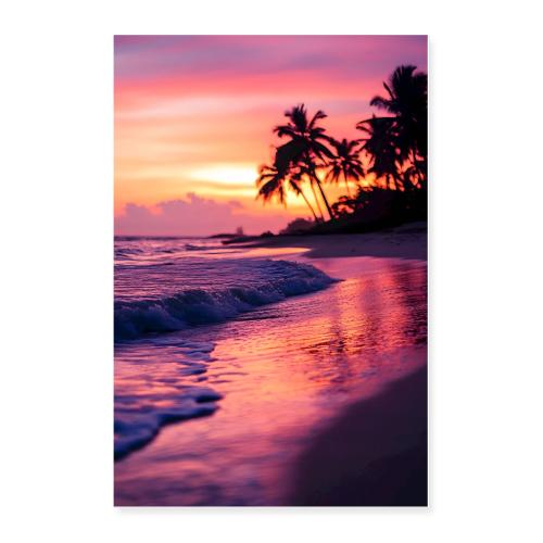 Sunset: Lavender Glow - Poster 24x36
