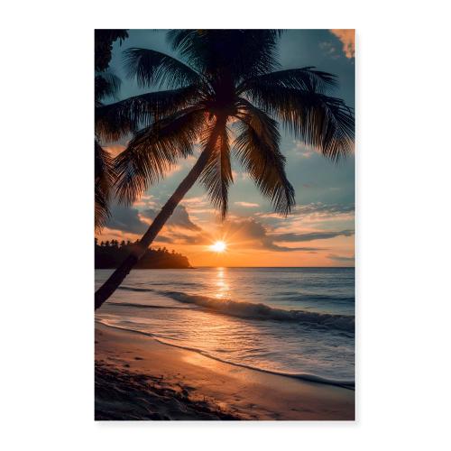 Palm at Dusk - Poster 24x36