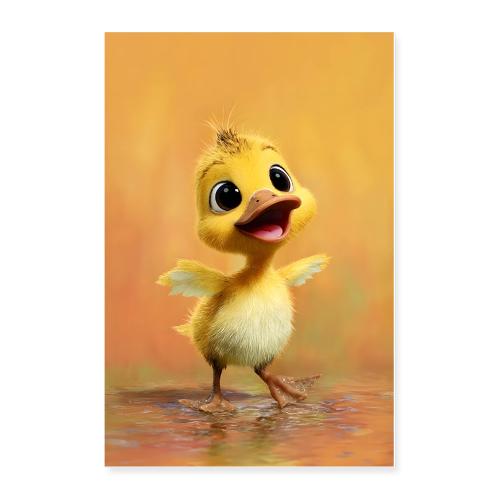 Rainy Day Duck - Poster 24x36