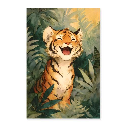 Jungle Joy – Young Tiger - Poster 24x36