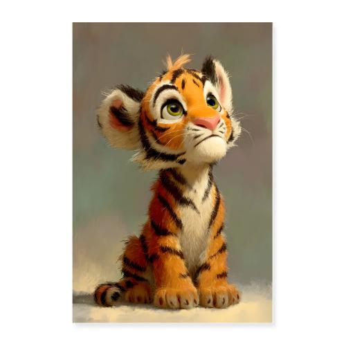 Innocent Stare – Baby Tiger - Poster 24x36