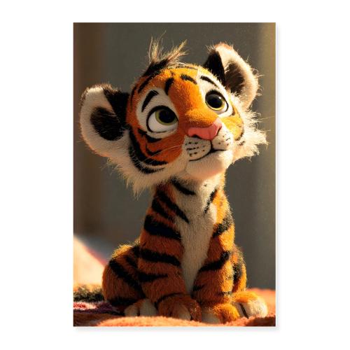 Innocent Baby Tiger - Poster 24x36