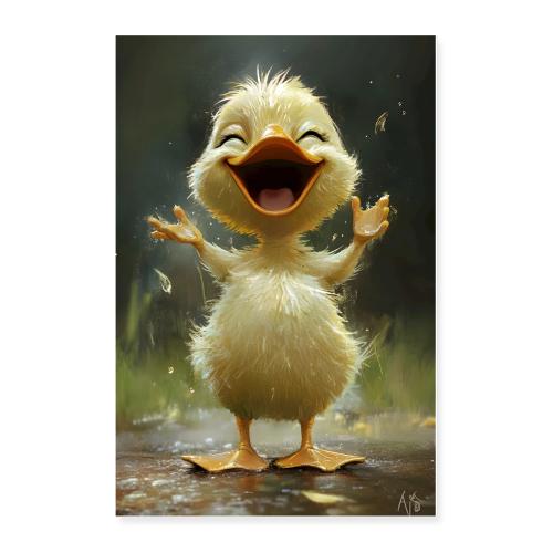 Sunny Duckling Smile - Poster 24x36