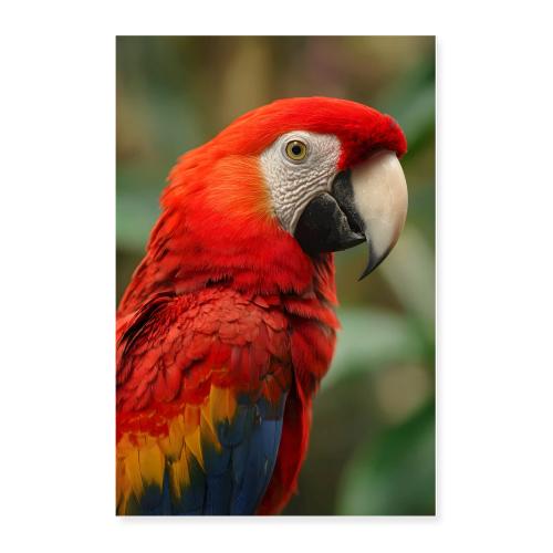 Parrot in Profile - Poster 24x36