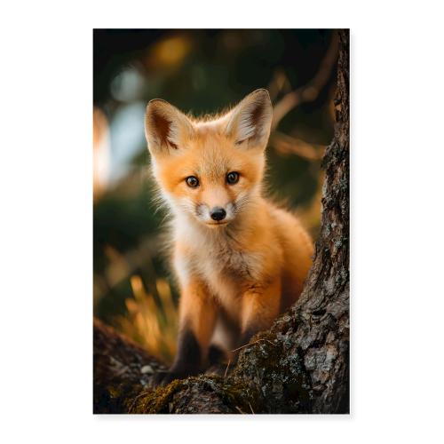 Fox: Woodland Innocence - Poster 24x36