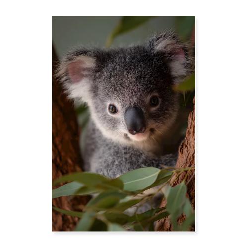 Koala’s Gentle Gaze - Poster 24x36