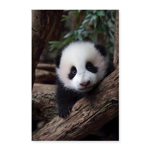 Panda’s Sweet Stare - Poster 24x36