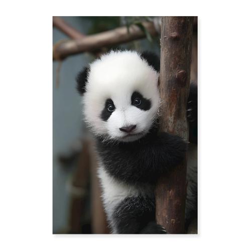 Panda on the Trunk - Poster 24x36