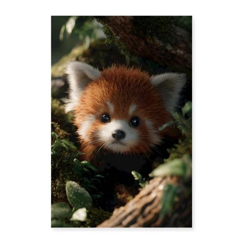 Red Panda: Forest Charm - Poster 24x36