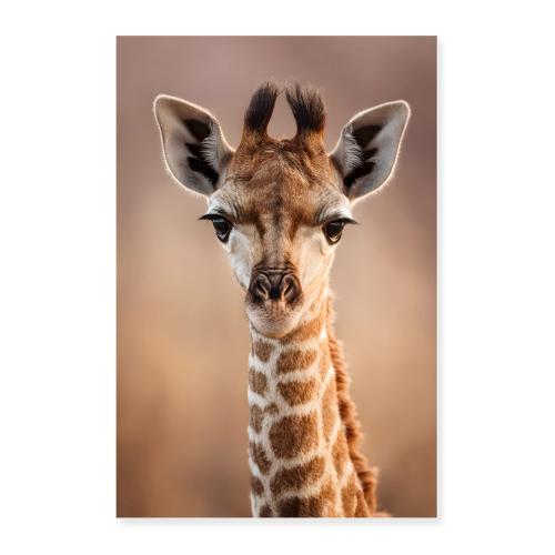 Giraffe: Gentle Giant’s Gaze - Poster 24x36