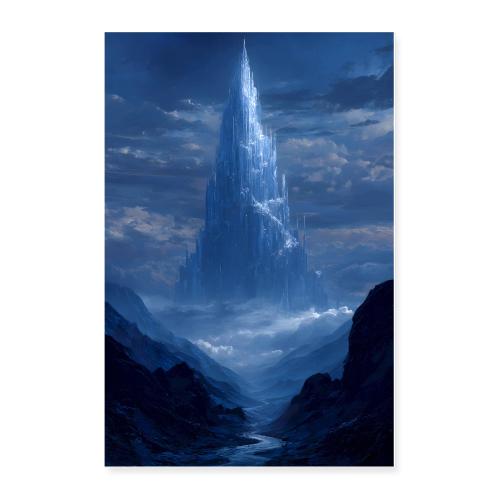 Moonlit Bastion - Poster 24x36