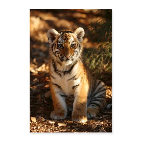 Tiger Cub: Golden Rays of the Wild - Poster 24x36