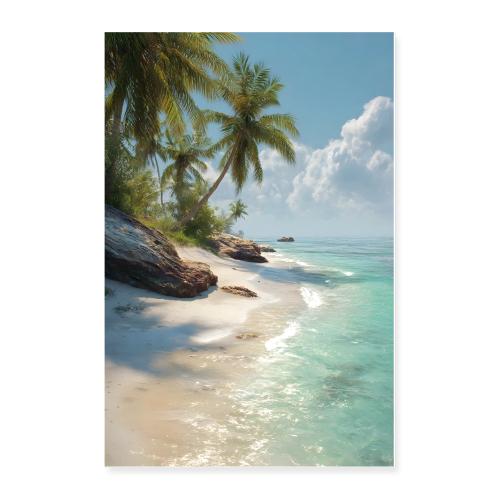 Azure Tranquility - Poster 24x36