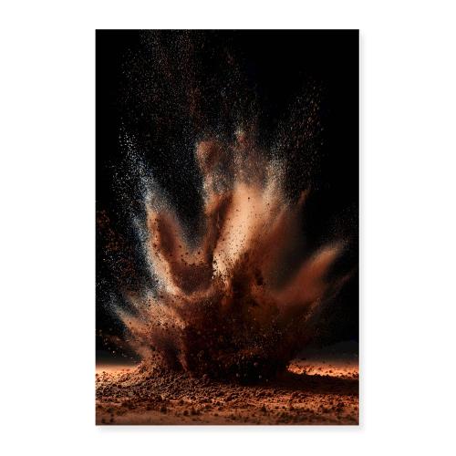Cocoa Powder Cloudburst - Poster 24x36