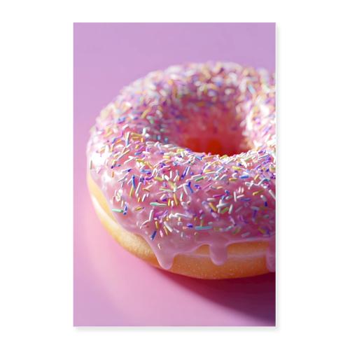 Donut: Lavender Sweet Delight - Poster 24x36