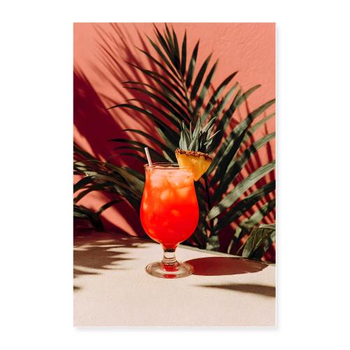 Pineapple Sunset Cooler - Poster 24x36