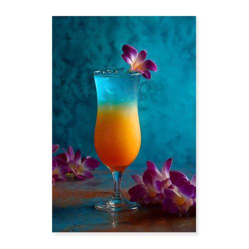 Sunset-to-Sea Cocktail - Poster 24x36