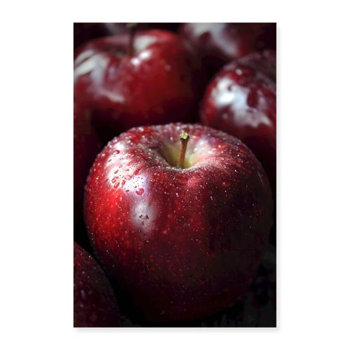 Dew-Kissed Apples - Poster 24x36